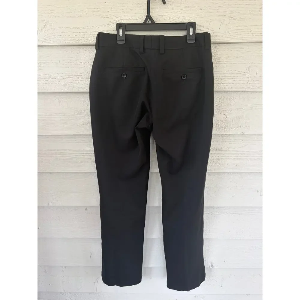 Oobe Black Dress Pants Slim Straight Career Work Size 4 - Picture 7 of 7